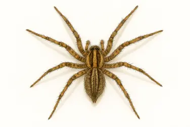 Grass spider illustration