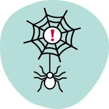 Fear of spiders icon
