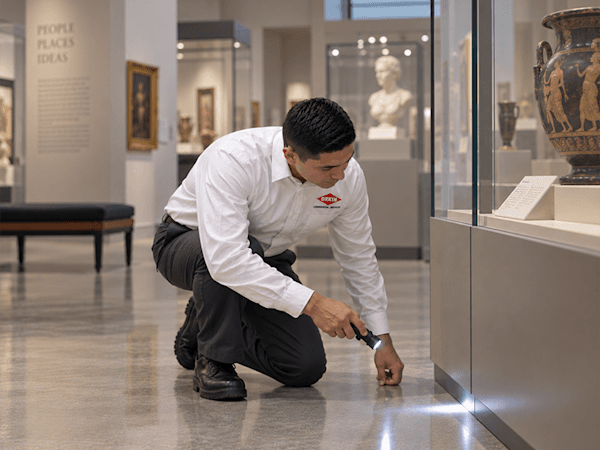 museum-pest-control-Orkin-Pro-flashlight
