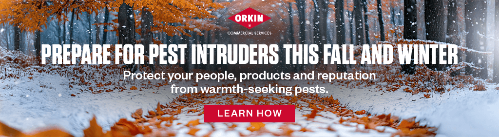 Prepare for pest intruders this fall and winter. Protect your people, products and reputation from warmth-seeking pests. CTA - Learn How