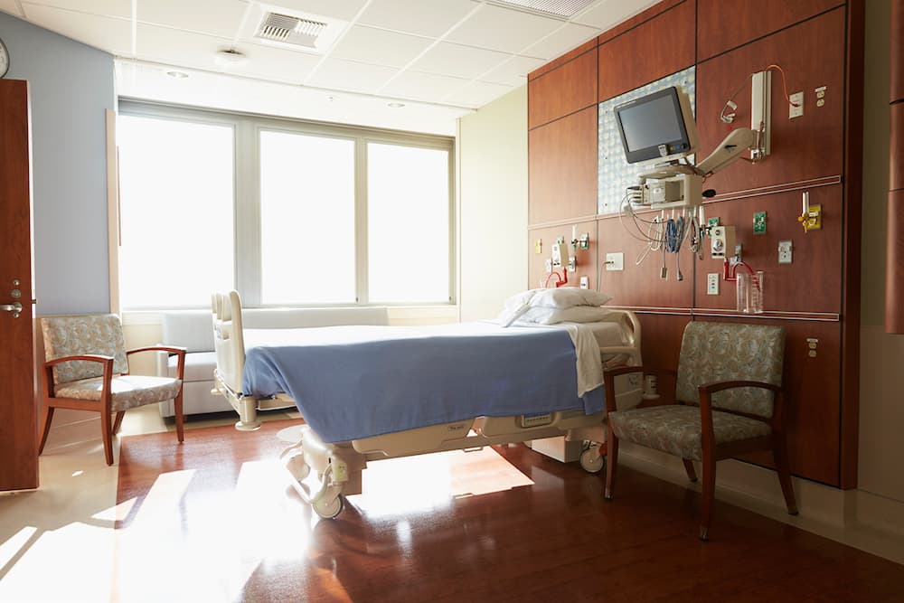 Empty Hospital Bed