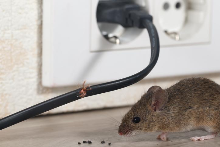 Rodent Eating Through Cable