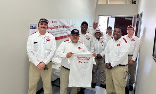 Los Angeles Orkin team blood donation