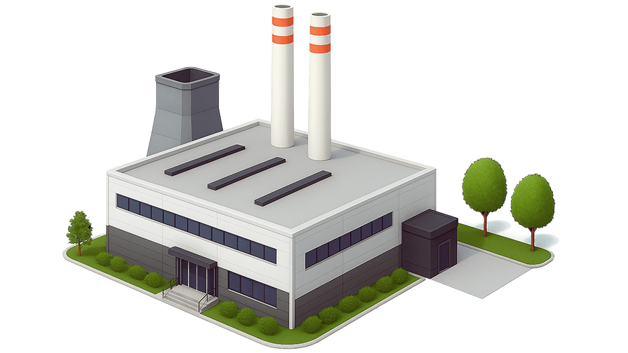 Rendering of a Manufacturing location