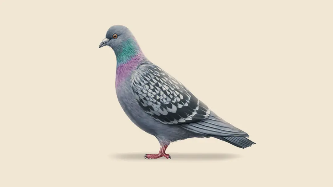 Pigeon Illustration.