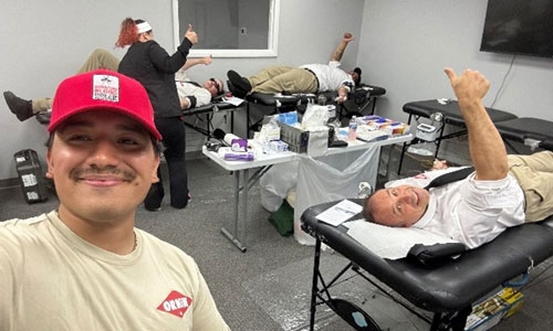 Bensalem Orkin team blood donation
