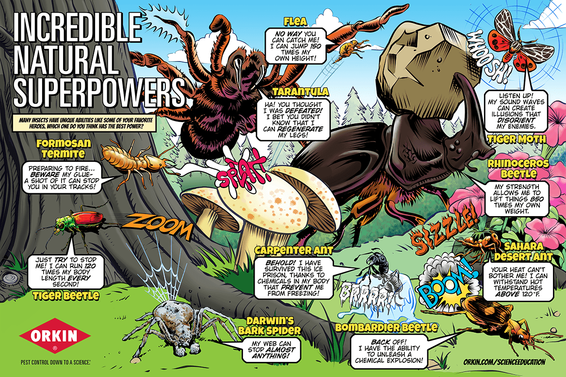Incredible Natural Superpowers graphic
