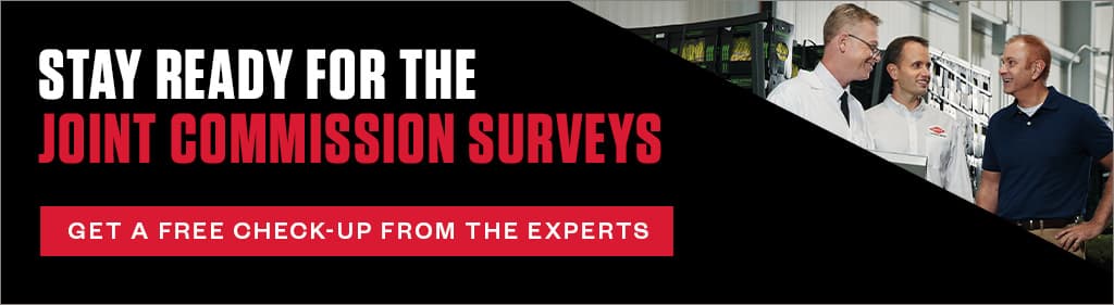 Stay Ready For the Joint Commission Surveys. CTA - Get a Free Check-Up From the Experts