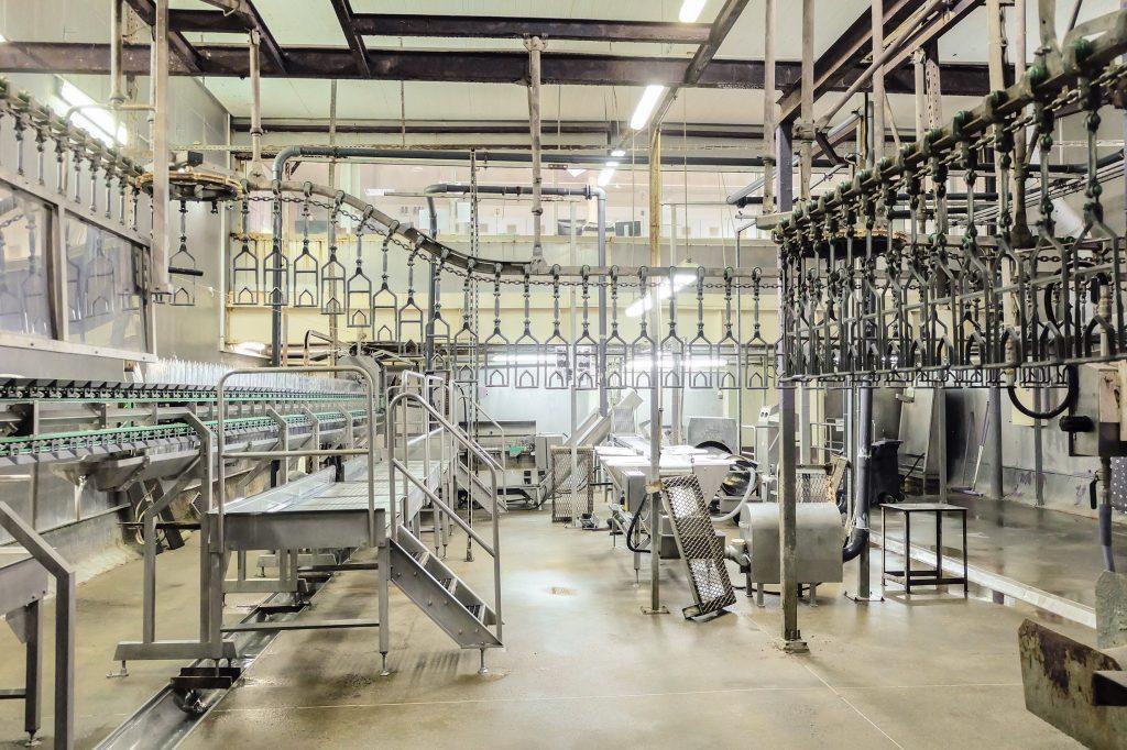A food processing plant